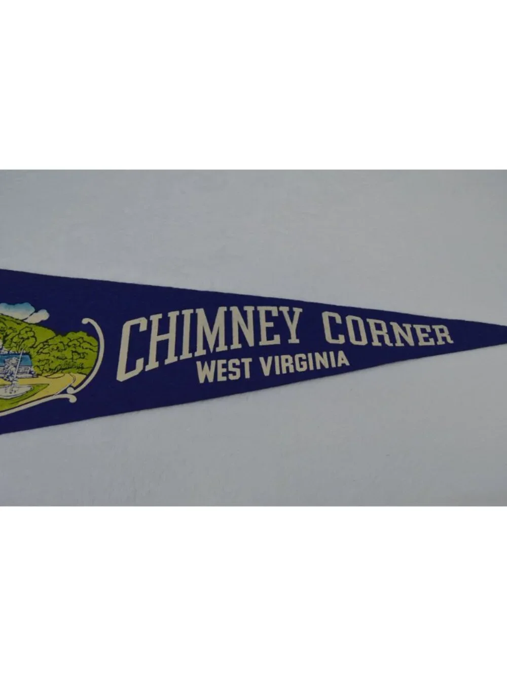 Vintage Chimney Corner West Virginia pennant